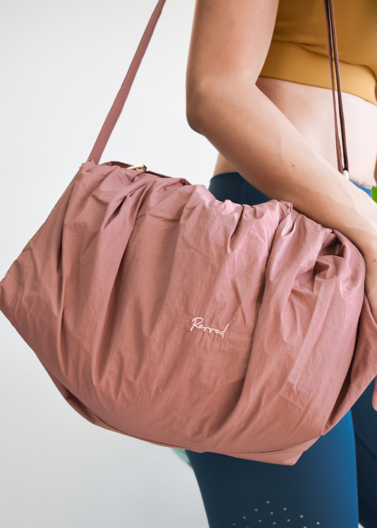 The Weekender Crossbody (Rose Tea)